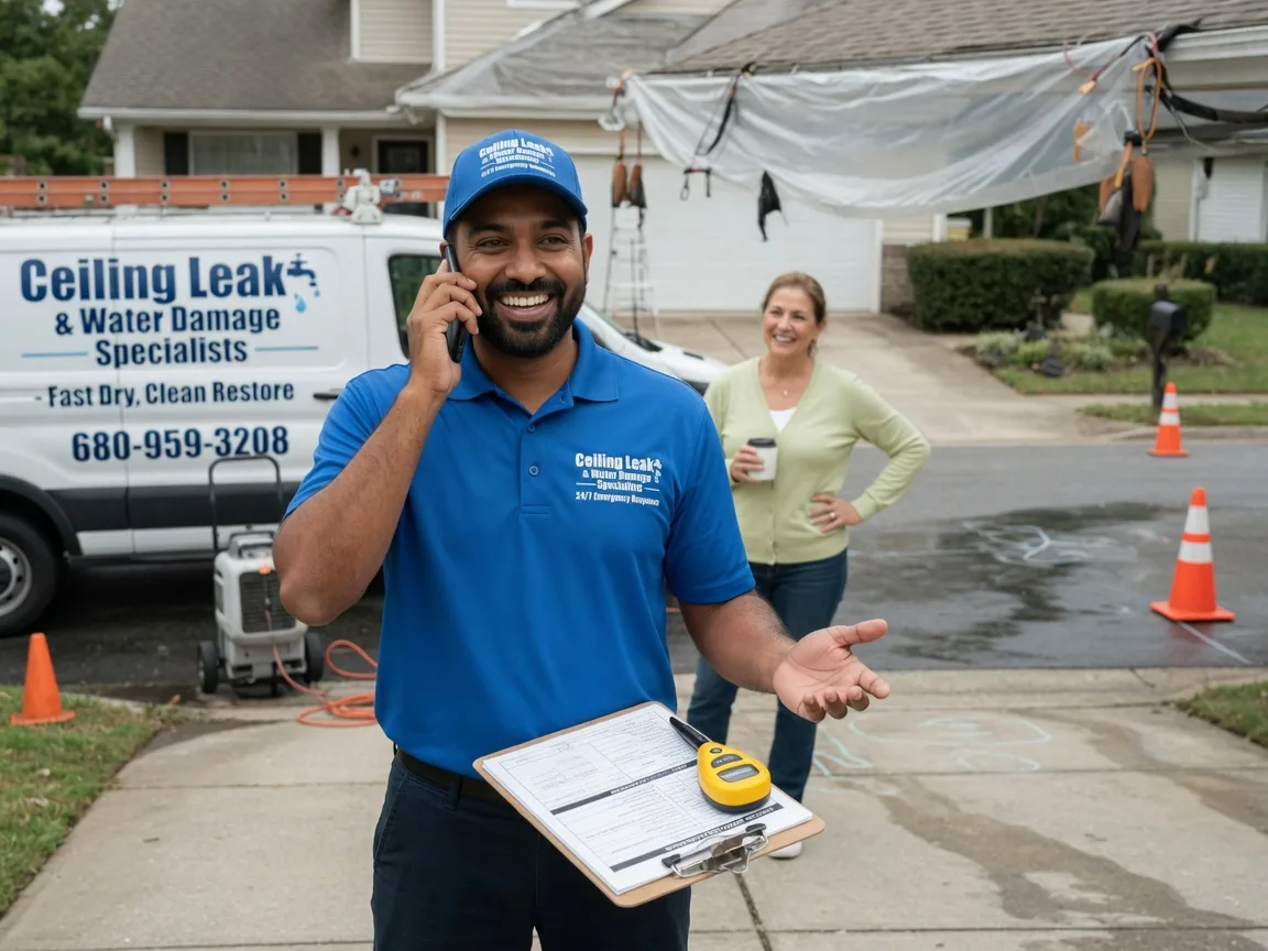 Ceiling Leak Cleanup Purcell, OK FAQs